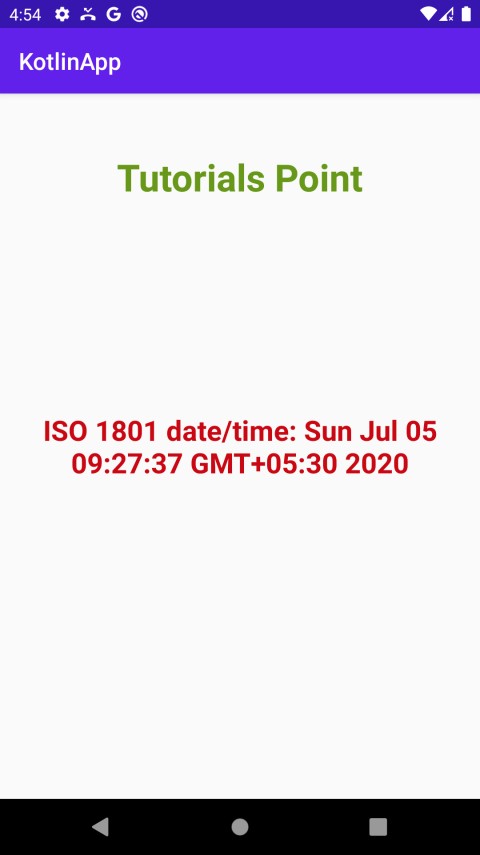 Kotlinを使用してAndroidでISO8601文字列を日付/時刻オブジェクトに変換するにはどうすればよいですか？ 