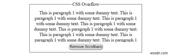 CSSオーバーフロープロパティの操作 
