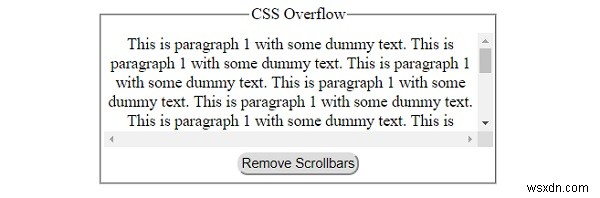 CSSオーバーフロープロパティの操作 