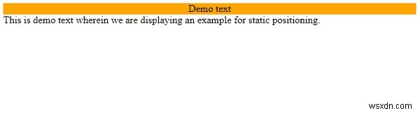 CSSを使用した静的ポジショニング 