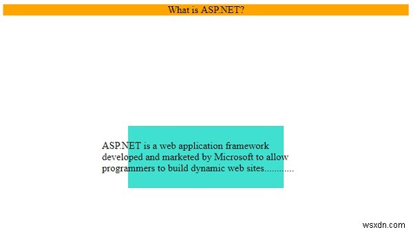 CSSを使用した固定ポジショニング 