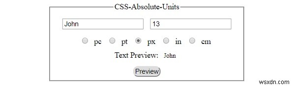 CSSの絶対単位と相対単位 