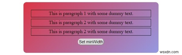 CSSのmin-widthプロパティ 