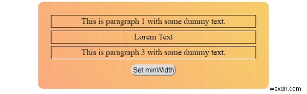 CSSのmin-widthプロパティ 