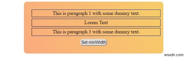 CSSのmin-widthプロパティ 