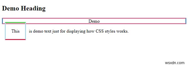 CSSのborder-colorプロパティ 