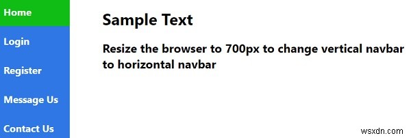 CSSを使用してレスポンシブサイドナビゲーションメニューを作成するにはどうすればよいですか？ 