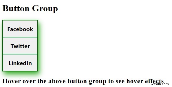 CSSで垂直ボタングループを作成するにはどうすればよいですか？ 