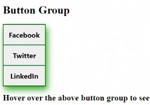 CSSで垂直ボタングループを作成するにはどうすればよいですか？ 