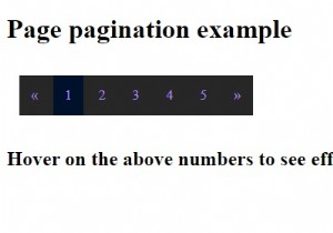 CSSでページ付けを作成するにはどうすればよいですか？ 