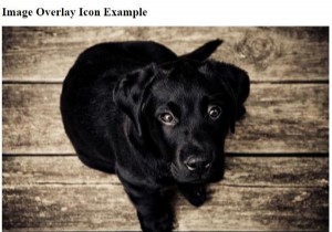 CSSを使用してホバーに画像オーバーレイアイコン効果を作成するにはどうすればよいですか？ 