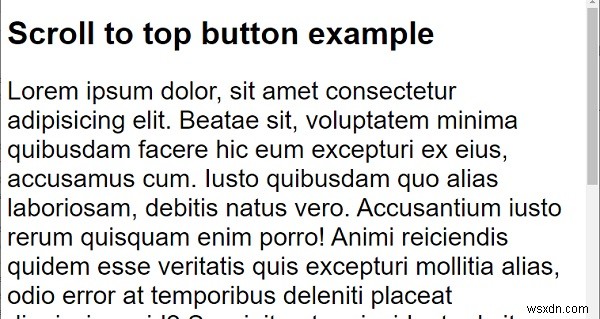 CSSを使用してトップに戻るスクロールボタンを作成するにはどうすればよいですか？ 