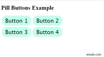 CSSでピルボタンを作成するにはどうすればよいですか？ 