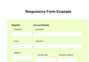 CSSでレスポンシブフォームを作成するにはどうすればよいですか？ 