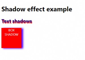 CSSシャドウ効果 