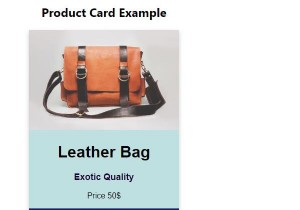 CSSで製品カードを作成するにはどうすればよいですか？ 