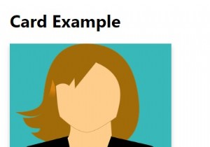 CSSでカードを作成するにはどうすればよいですか？ 