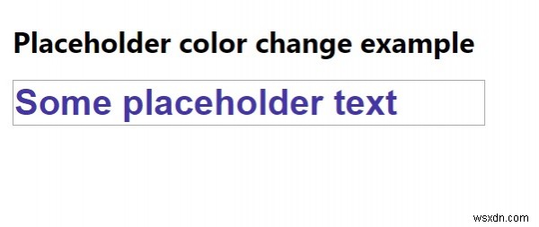 CSSでプレースホルダー属性の色を変更するにはどうすればよいですか？ 