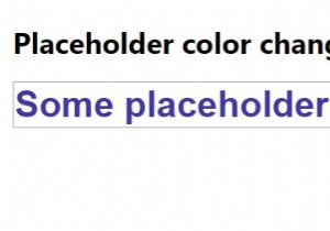 CSSでプレースホルダー属性の色を変更するにはどうすればよいですか？ 