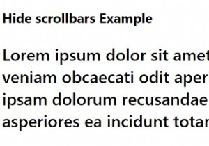 CSSでスクロールバーを非表示にする方法は？ 
