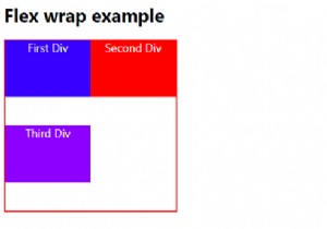 CSS3を使用してFlexアイテムのラッピングを有効にする 