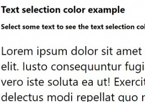 デフォルトのテキスト選択色をCSSで上書きするにはどうすればよいですか？ 