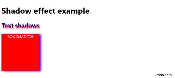 CSS3ボックスとテキストシャドウ効果を作成するにはどうすればよいですか？ 