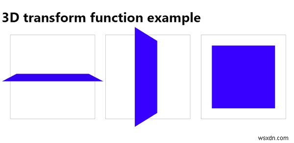 CSS33D変換関数の操作 