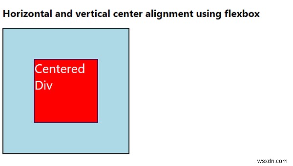 CSS3のFlexboxを使用した水平および垂直方向の中央揃え 