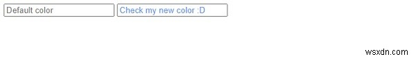 CSSでテキストボックスのプレースホルダーの色を変更する方法 