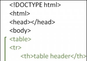 HTMLでテーブルを作成する方法は？ 