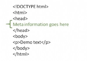 HTMLページで特別なメタ情報を定義するためのさまざまな meta タグは何ですか？ 