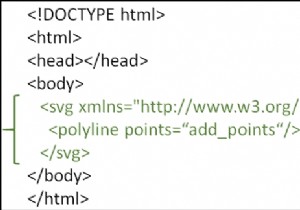 HTML5 SVGでポリラインを描画する方法は？ 