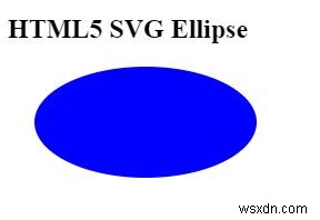 HTML5 SVGで楕円を描く方法は？ 