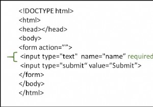 HTMLで必要な属性を使用するにはどうすればよいですか？ 