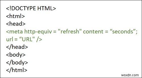 HTMLページからリダイレクトする方法は？ 