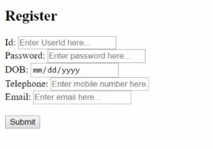 HTML input プレースホルダー属性 