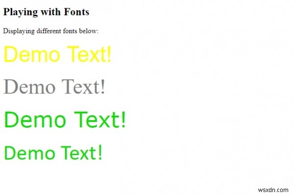 HTML font タグ 