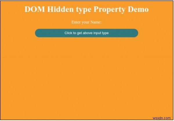 HTMLDOM入力隠しタイププロパティ 