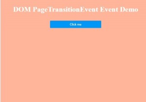 HTMLDOMPageTransitionイベント 