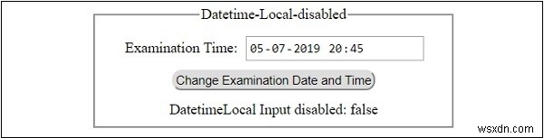 HTMLDOM入力DatetimeLocal無効プロパティ 