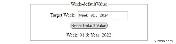 HTMLDOM入力週のdefaultValueプロパティ 