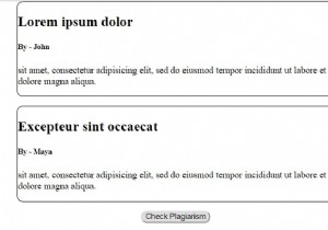 HTML DOM isEqualNode（）メソッド 