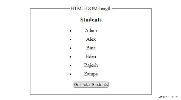 HTMLDOMの長さプロパティ 