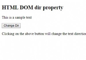 HTMLDOMdirプロパティ 