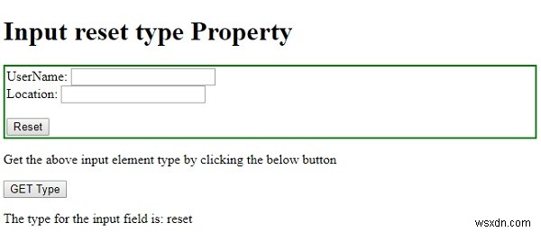 HTMLDOM入力リセットタイププロパティ 