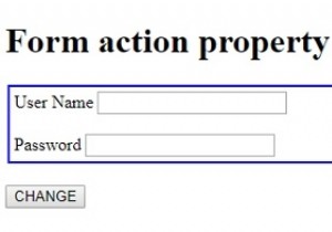HTML DOM フォームの action プロパティとは？使い方とサンプルコードを解説
