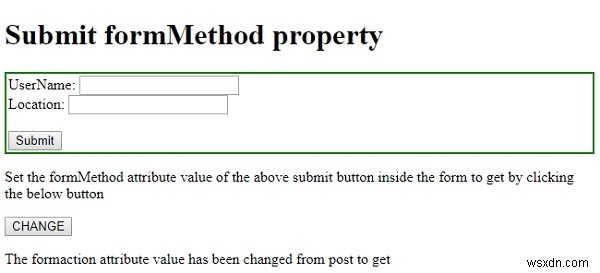 HTMLDOM入力送信formMethodプロパティ 