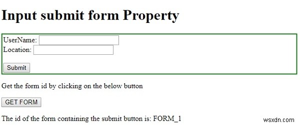 HTMLDOM入力送信フォームプロパティ 