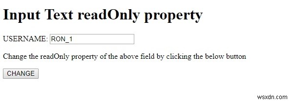 HTMLDOM入力テキストのreadOnlyプロパティ 